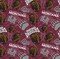 Licensed NCAA University of Montana Grizzlies Tone on Tone Cotton Fabric by the Yard